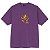 Stussy Camiseta Juggler Pigment Dyed Roxa - Imagem 1