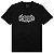 Pleasures Camiseta Strain Logo Preta - Imagem 1
