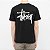 Sttussy Camiseta Basic Stussy Preta - Imagem 2