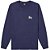 Stussy Basic Stussy - Manga Cumprida Azul Marinho - Imagem 1