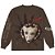 Travis Scott Cactus Jack Camiseta Manga Longa Reverse Jack Marrom - Imagem 2