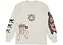 Travis Scott Cactus Jack Camiseta Manga Longa Air Records Branca - Imagem 1