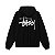 Stussy Moletom Basic Pigment Dyed Preto - Imagem 2