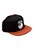 Stussy Boné Twill Stock 8 Ball Preta e Laranja - Imagem 1