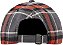 Palace Boné Gore-Tex Plaid P 6-Panel Cinza e Vermelho - Imagem 2