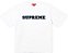 Supreme Camiseta Collegiate S/S Branca - Imagem 1