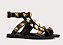 Valentino Garavani Sandalia Roman Stud Flat Calfskin - Imagem 2