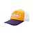 Corteiz Boné Trucker Alcatraz Amarelo e Roxo - Imagem 1