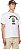 Bape Camiseta ABC Camo College Branca - Imagem 1