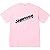 Supreme Camiseta Banner  (FW23) Light Pink - Imagem 1