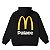 Palace x McDonald's Moletom Logo Preta - Imagem 2