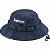 Supreme Bucket Washed Canvas Boonie (FW24) Camo Azul Marinho - Imagem 1