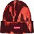 Supreme Touca Overdyed (FW24) Splat Vermelha - Imagem 1