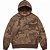 Supreme Moletom Jacquard Stripe Hooded Brown camo - Imagem 1