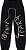 Denim Tears Calça Moletom Chicken Bone Preta - Imagem 1