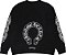 Chrome Hearts Moletom Horseshoe Logo Preta - Imagem 2