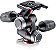 Manfrotto Xpro 3-Way Head Camera Tripod  3-Axis Preta - Imagem 1