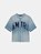 Amiri Camisa Jeans Sunfaded Baseball - Imagem 1