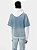 Amiri Camisa Jeans Sunfaded Baseball - Imagem 2