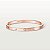 Cartier Bracelete Love Ouro Rose 17 - Imagem 1