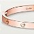 Cartier Bracelete Love Ouro Rose 17 - Imagem 3