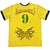 Travis Scott Camiseta Jersey Brazil Soccer Amarela - Imagem 2