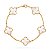 Van Cleef Pulseira Vintage Alhambra 5 motivos Madreperola - Imagem 1