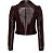 Courreges Jaqueta Reedition Vynil Burgundy - Imagem 2