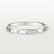 Cartier Bracelete Love White Gold 18 - Imagem 2