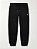 Moncler Calça de Moletom Logo Patch Drawtring Preta - Imagem 1