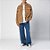 Palm Angels  Jaqueta Bear in Mind overshirt Caramelo - Imagem 2