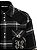 Palm Angels Camisa Monogram Check Overshirt Cinza - Imagem 2
