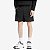 Palm Angels Short Track Curved Logo Preto - Imagem 2