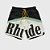 Rhude Bermuda Awakeing Sport & Team Branca e Preta - Imagem 1