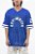 Off-white Camiseta Jersey Embroidered Mesh Football Azul - Imagem 1