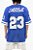 Off-white Camiseta Jersey Embroidered Mesh Football Azul - Imagem 2