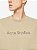 Acne Studios Camiseta Exford Stamp Studded Beige - Imagem 1