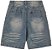Vale Lives Forever Shorts Jeans Candy Jorts Mid Blue - Imagem 2
