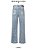 Birth Of Royal Child Calça Chain Ink Pink Detailed Patch Jeans Azul - Imagem 2