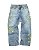 Birth Of Royal Child Calça Ethereal Graden Denim Azul - Imagem 1