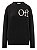Off-White Moletom Intarsia Preto - Imagem 1