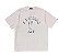 Bape Camiseta Garment Dye Spray Print College Relaxed Creme - Imagem 1