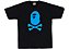 Bape Camiseta Big Ape Crossbone Pigment Print Preto - Imagem 1