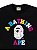 Bape Camiseta Neon Camo Collage Preto - Imagem 2