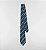 Dior Gravata Club Seda Listrada Azul-marinho - Imagem 1