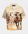 Amiri Camisa Year of The Horse MA Quad Camp Bege - Imagem 1