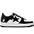 A Bathing Ape Tenis Bape Sta Patent Leather Branco e Preto - Imagem 1