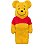 -Bearbrick 400% Winnie the Pooh Costume Version Amarelo - Imagem 1
