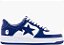 A Bathing Ape Bape Sta Patent Leather Branco e Azul - Imagem 1
