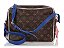 Louis Vuitton x NBA Bolsa Nil Messenger Marrom - Imagem 3